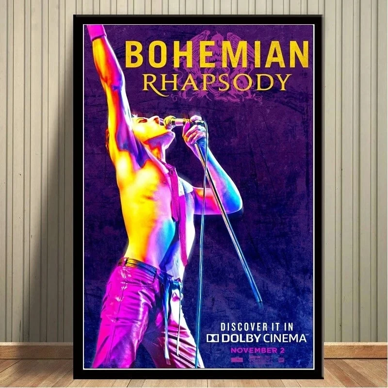 Bohemian Rhapsody Queen Posters and Prints Music Movie Canvas Paintings Wall Art Pictures for Living Room Home Decor Cuadros