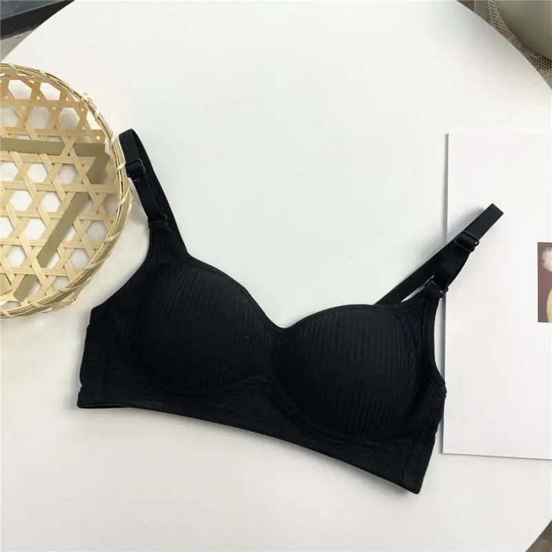 

Тонкий удобный бюстгальтер, бюстгальтер для студентов колледжа без стальных колец, множество полноразмерных размеров позволяют каждому женщине испытывать опыт