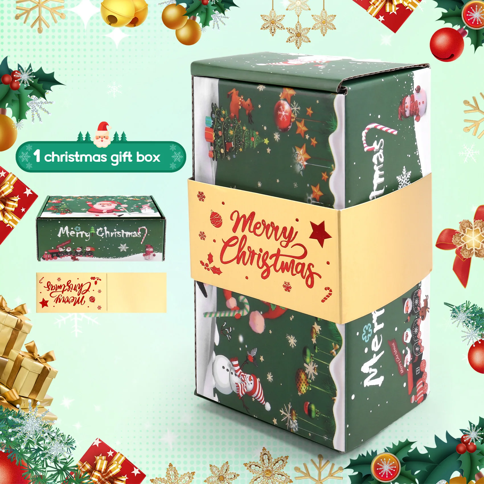 กล่องเงินคริสต์มาสชุดกล่องของขวัญระเบิดเงินกล่องเงินคริสต์มาสสําหรับดึงปัจจุบันเงินสด