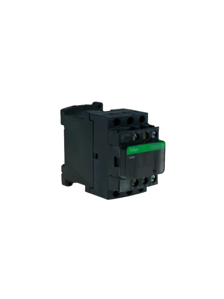 LC1D12BD Contactor, TeSys Deca, 3P(3NO), AC-3/AC-3e, 12A, 24V DC coil, screw clamp terminals