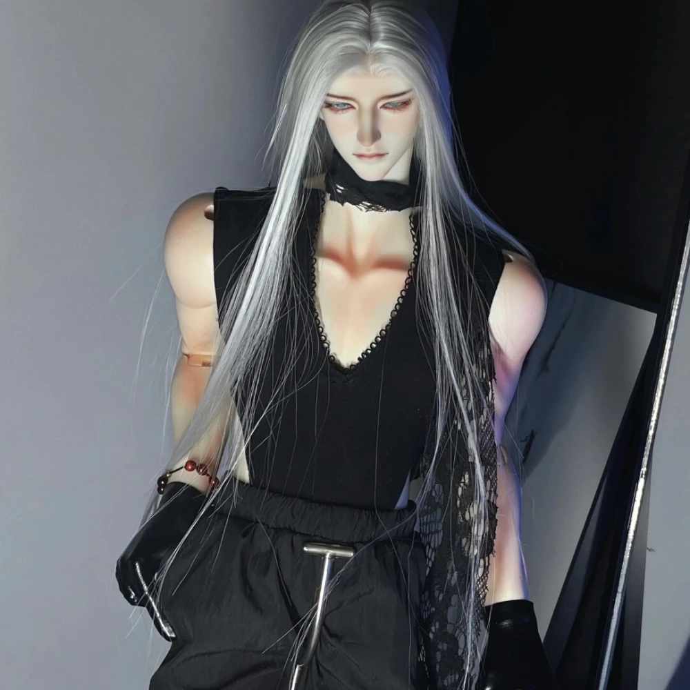 

1/3 Doll's Clothes Fit To 75cm,77cm Bjd Doll Black High Stretch Jumpsuit,front and Back Dual Wear Gift Doll Accessories, No Doll