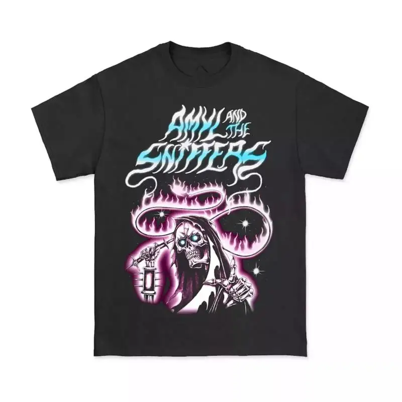 

Amyl and The Sniffers Reaper T shirt Black All Sizes S 5XL