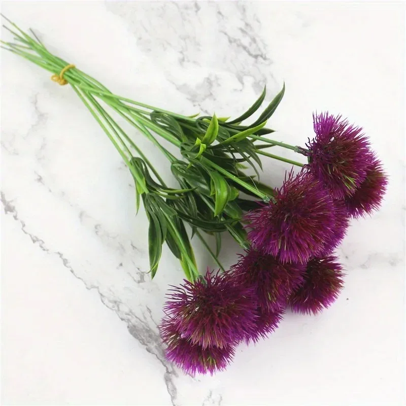 3/7Pcs Künstliche Blumenstrauß Löwenzahn Blumen Wohnzimmer Dekoration Outdoor Garten Blume Hochzeit Decor DIY Kranz Zubehör – Detail 10