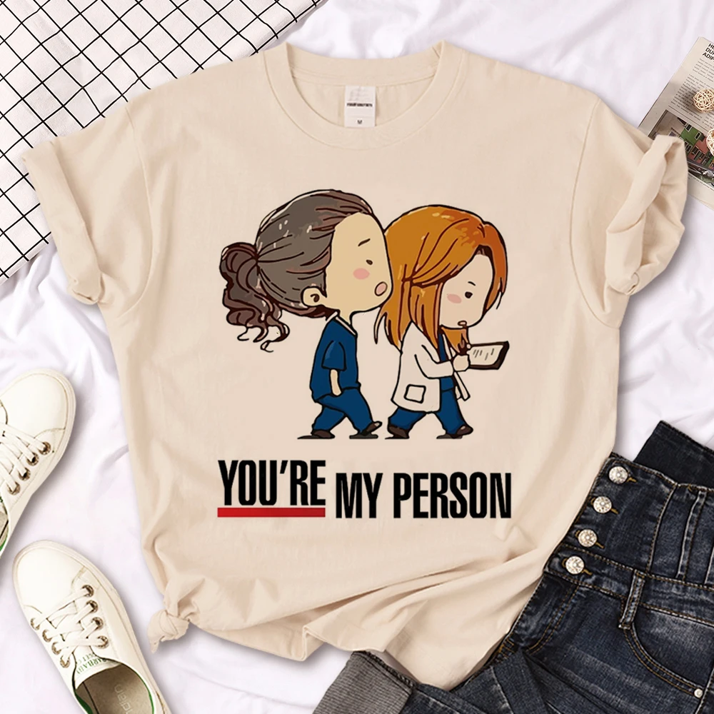 Greys Anatomy t shirt women graphic tshirt female anime funny clothes