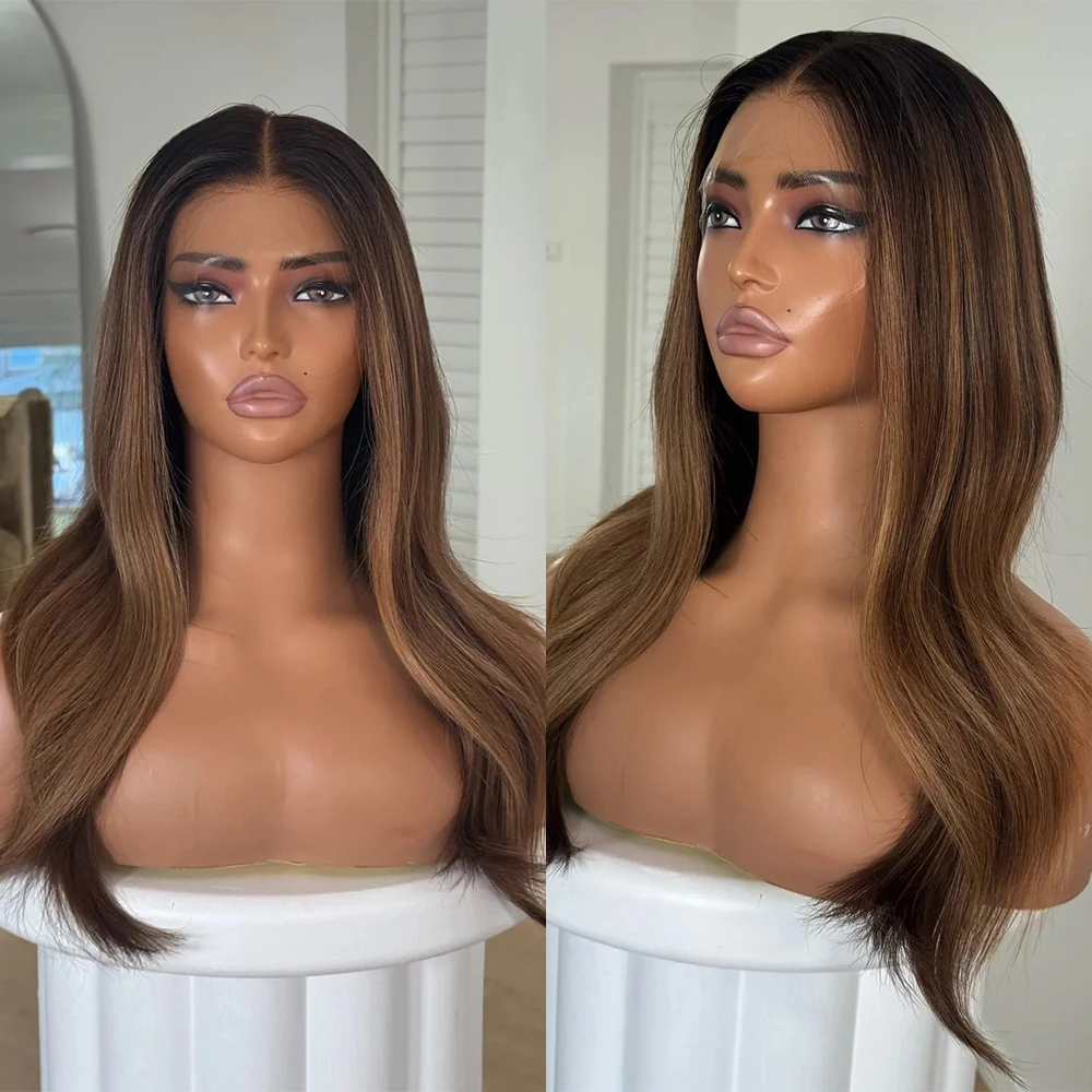 Chocolate Brown Loose Wave Wig 26