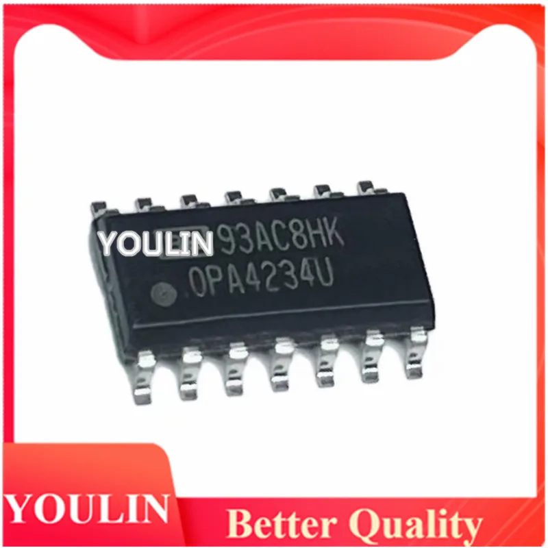 5pcs New original OPA4234U OPA4234UA OPA4234 Operational amplifier chip package SOP14