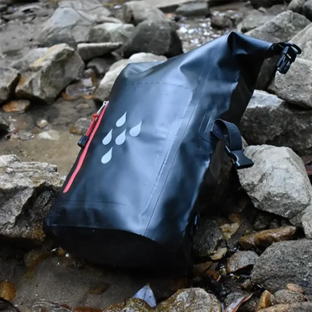 

Водонепроницаемая сумка для дрифта, 25 л, большая вместимость, 500D ПВХ, рюкзак для плавания, плечевой ремень, многофункциональная водонепроницаемая сумка-ведро для дайвинга