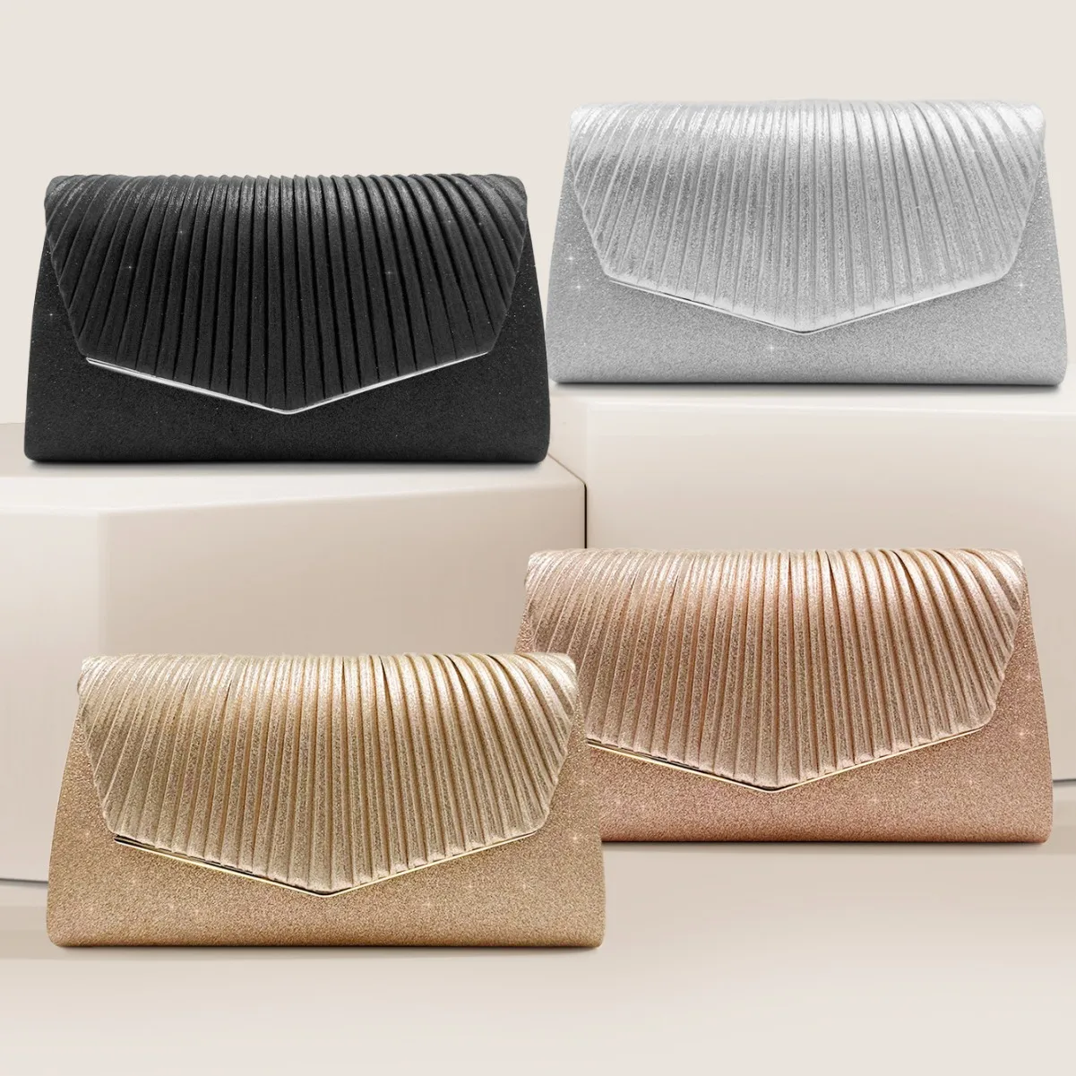 

designer luxury Flap Evening Clutch Socialite party bag, high-end chain evening clutch wallet bag, wallet with clip and coins