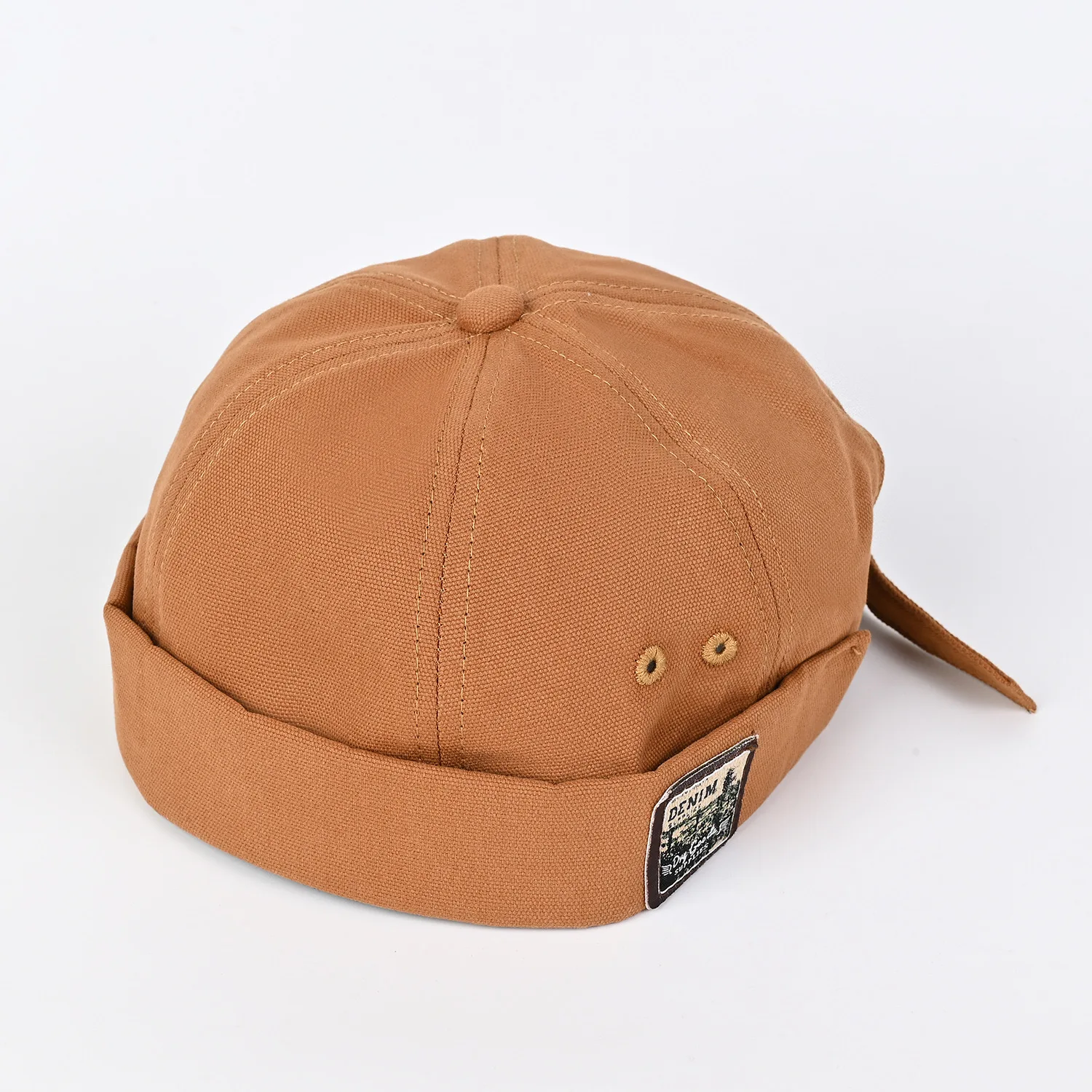 قبة البطيخ قبعة الرجال النساء موضة خمر Brimless قبعة الهيب هوب المالك قبعة للجنسين Skullies قبعة بلون دوكر قبعة