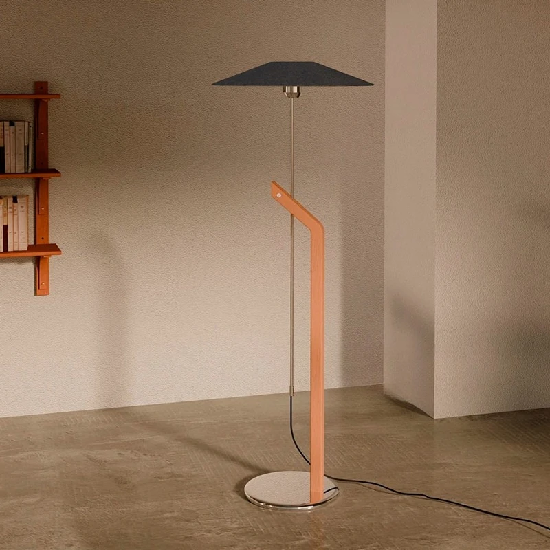 Hanging umbrella floor lamp Bedroom decorative vertical floor lamp