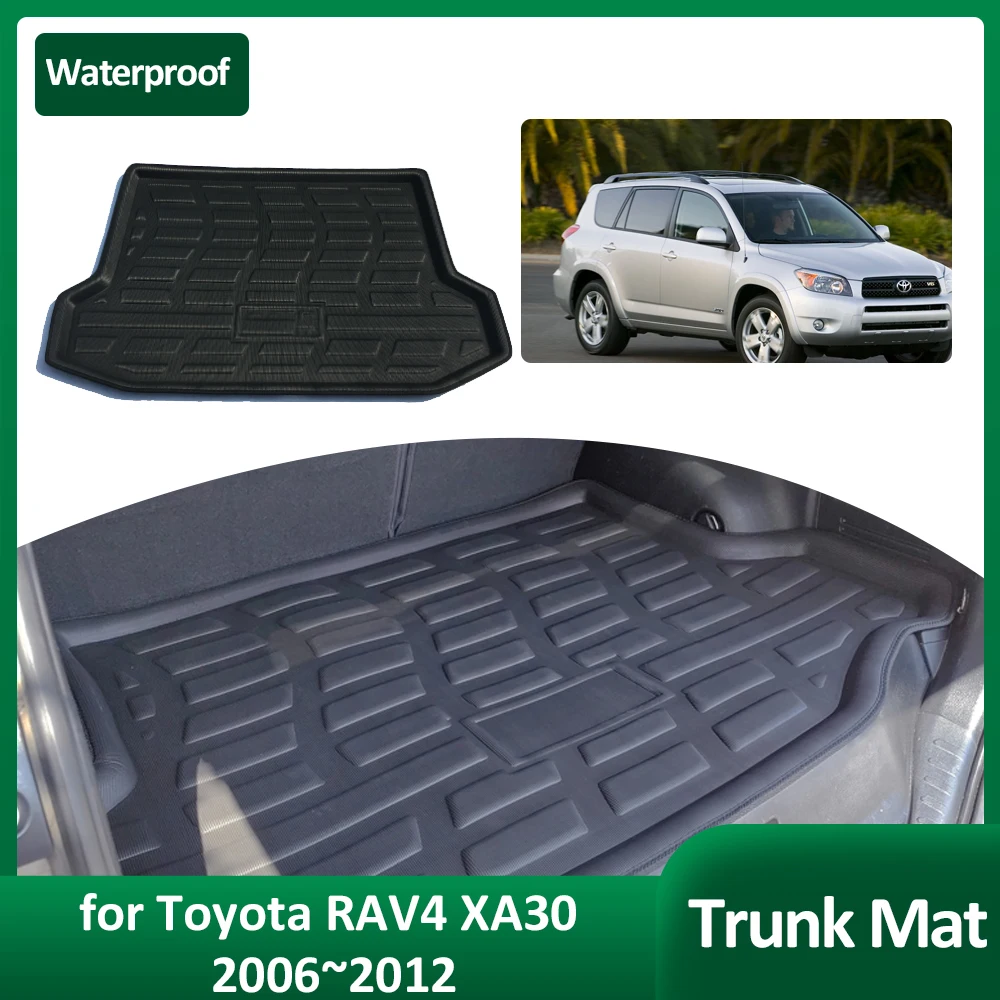 

Car Trunk Mat for Toyota RAV4 30 XA30 2006~2012 Tray Waterproof Rear Luggage Rug Cargo Boot Pad Inner Liner Cover Accessories