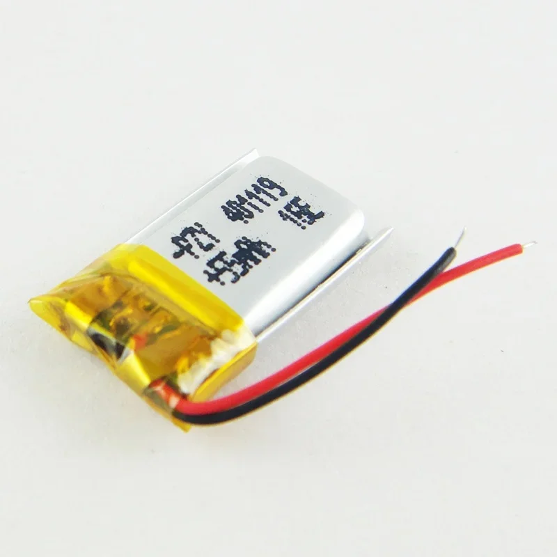 New Brown 55mah 3.7V 381221401119 Polymer Lithium Battery MP3 Bluetooth Headset Battery Rechargeable Li-ion Cell Good A