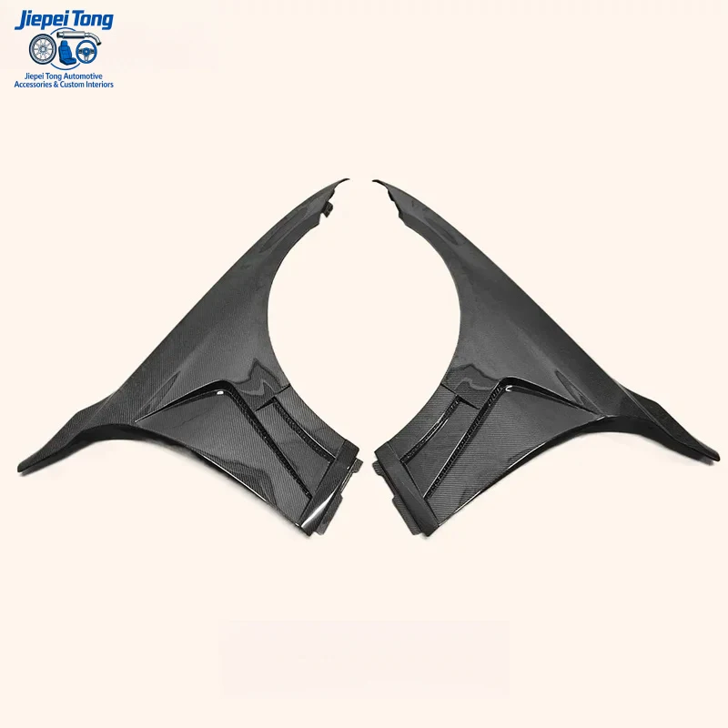 Suitable for BMW 13-20 4 Series F32 F33 F36 KZ Style Front Ventilated Cooling Fender Pair Carbon Fiber