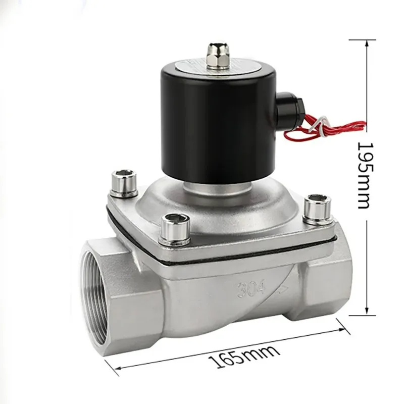 Stainless steel Electric Solenoid Valve  Normally Closed Pneumatic for Water Oil Air gas 12V/24V/220V