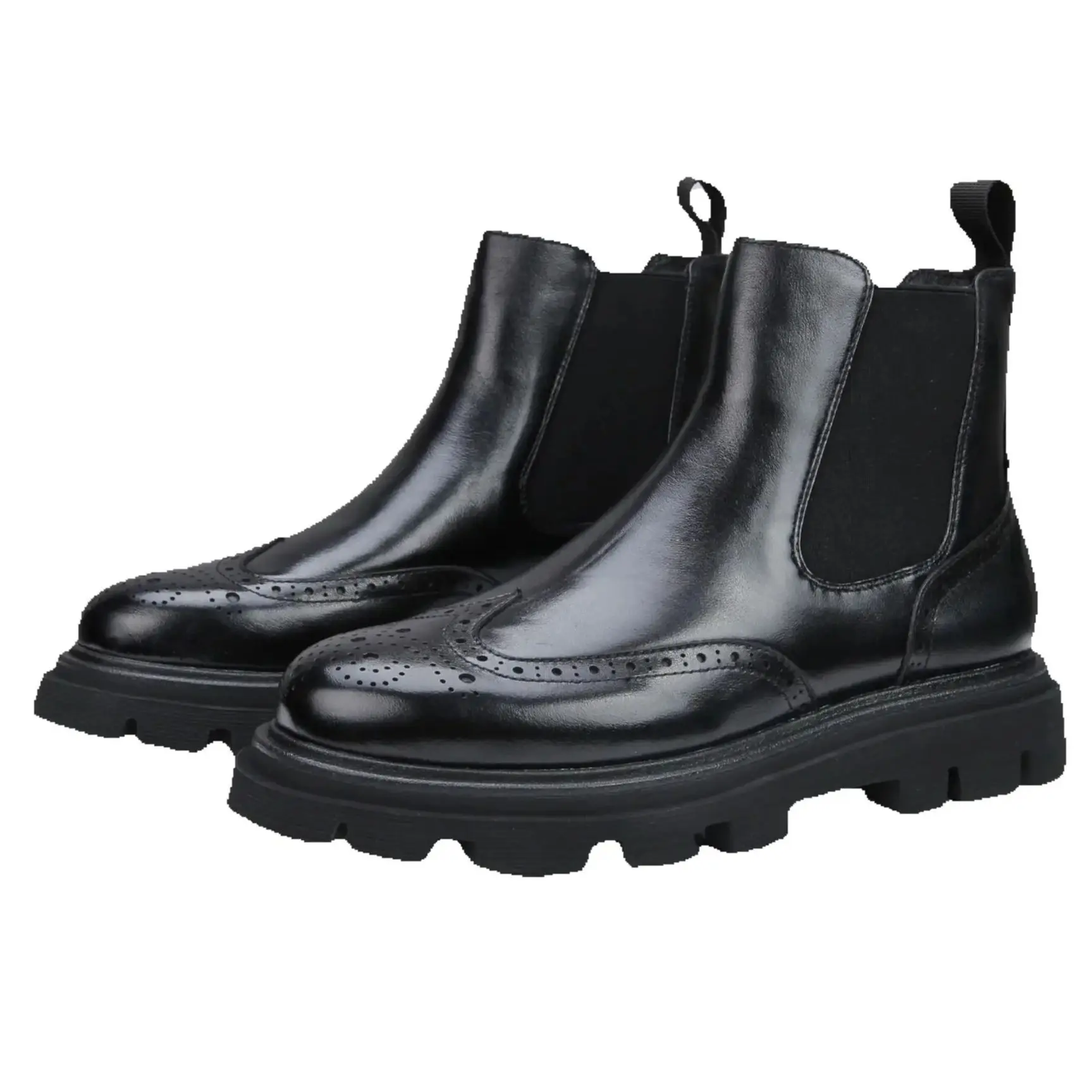 

Брендовая мужская повседневная обувь, мужские броги из натуральной кожи, ботильоны, модные винтажные роскошные дизайнерские туфли «Челси», работа на открытом воздухе