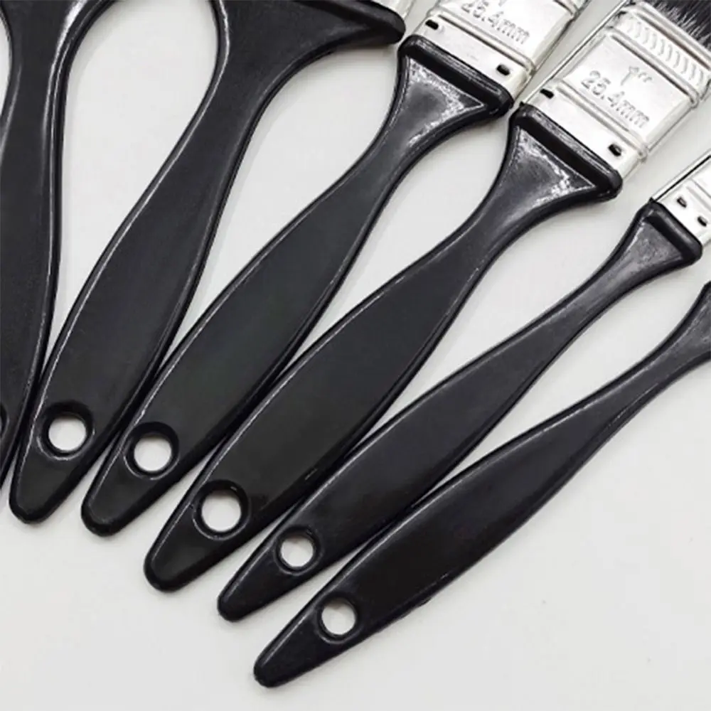 10 قطعة أداة تنظيف فرشاة الطلاء السميكة تنطبق بالتساوي فرشاة مقبض بلاستيكي صفيح أدوات تنظيف الجدار من الألياف المجوفة