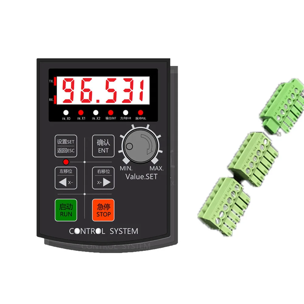 Motor Controller HF020 five-digit display positive and negative limit communication stepper/servo motor motion control module