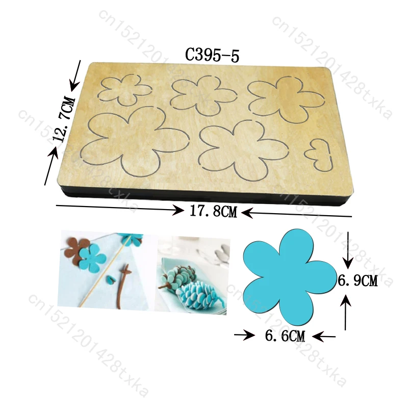 

Цветы листья Деревянный штамп для скрапбукинга, штампы для резки, C-395-5, новый, несколько размеров