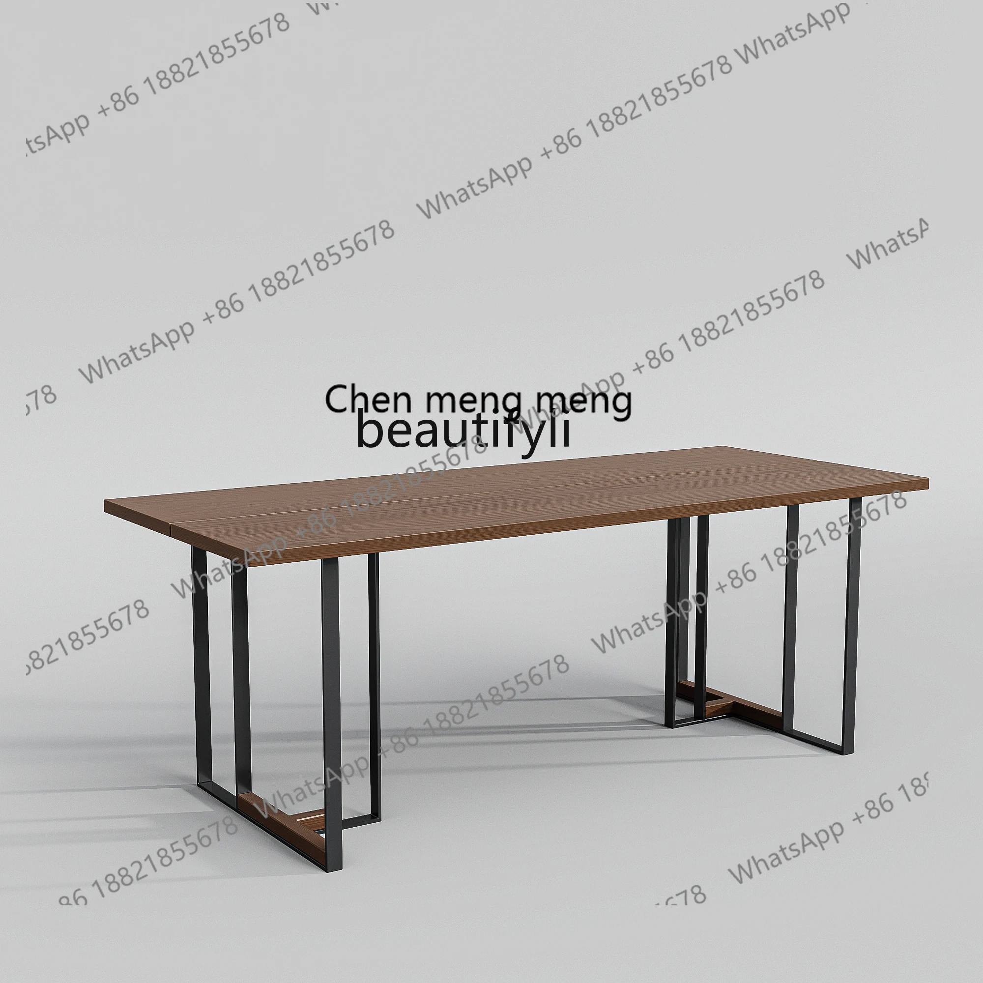 

Nordic Solid Wood Computer Desk Workbench Long Conference Table Integrated Simple Modern Home Study Desk