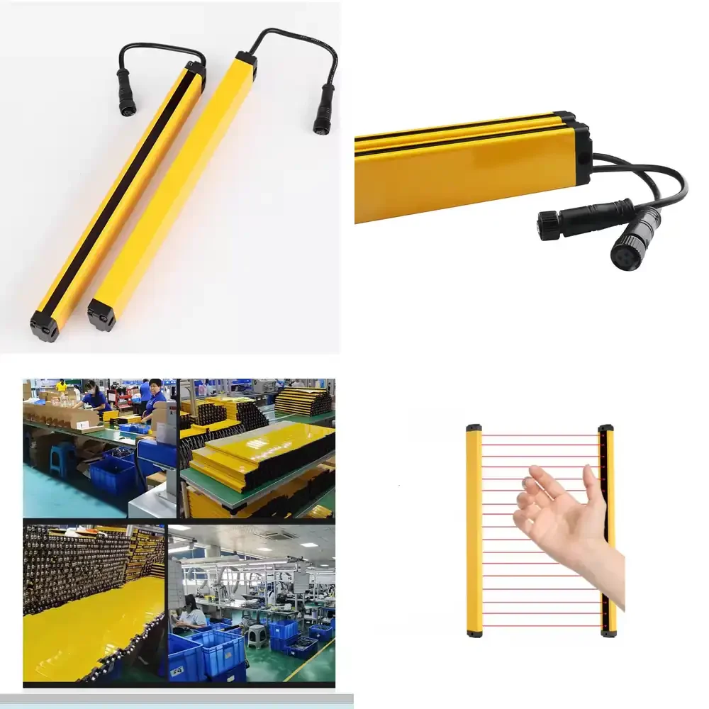 Garantta GLL-10T10 Side-out Ultra-thin Safety Light Curtain Space Saving for Industrial Automation Equipment