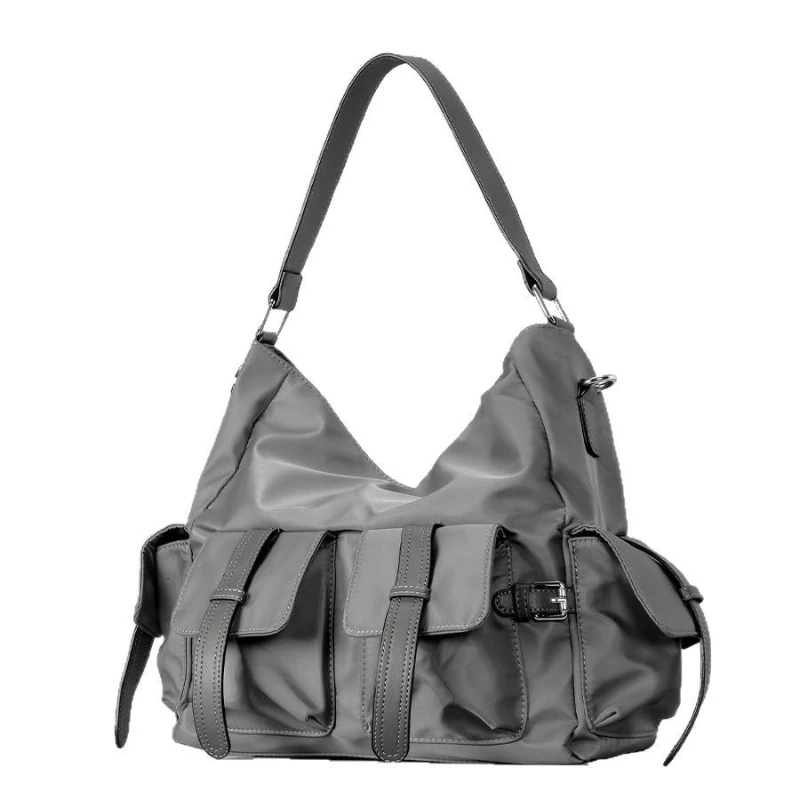 

Female Stylsih Tote Bag Hobo Handbags Large Capacity Shoulder Bags Ladies Nylon Multi-pocket Messenger Bags Women Shopper Bag