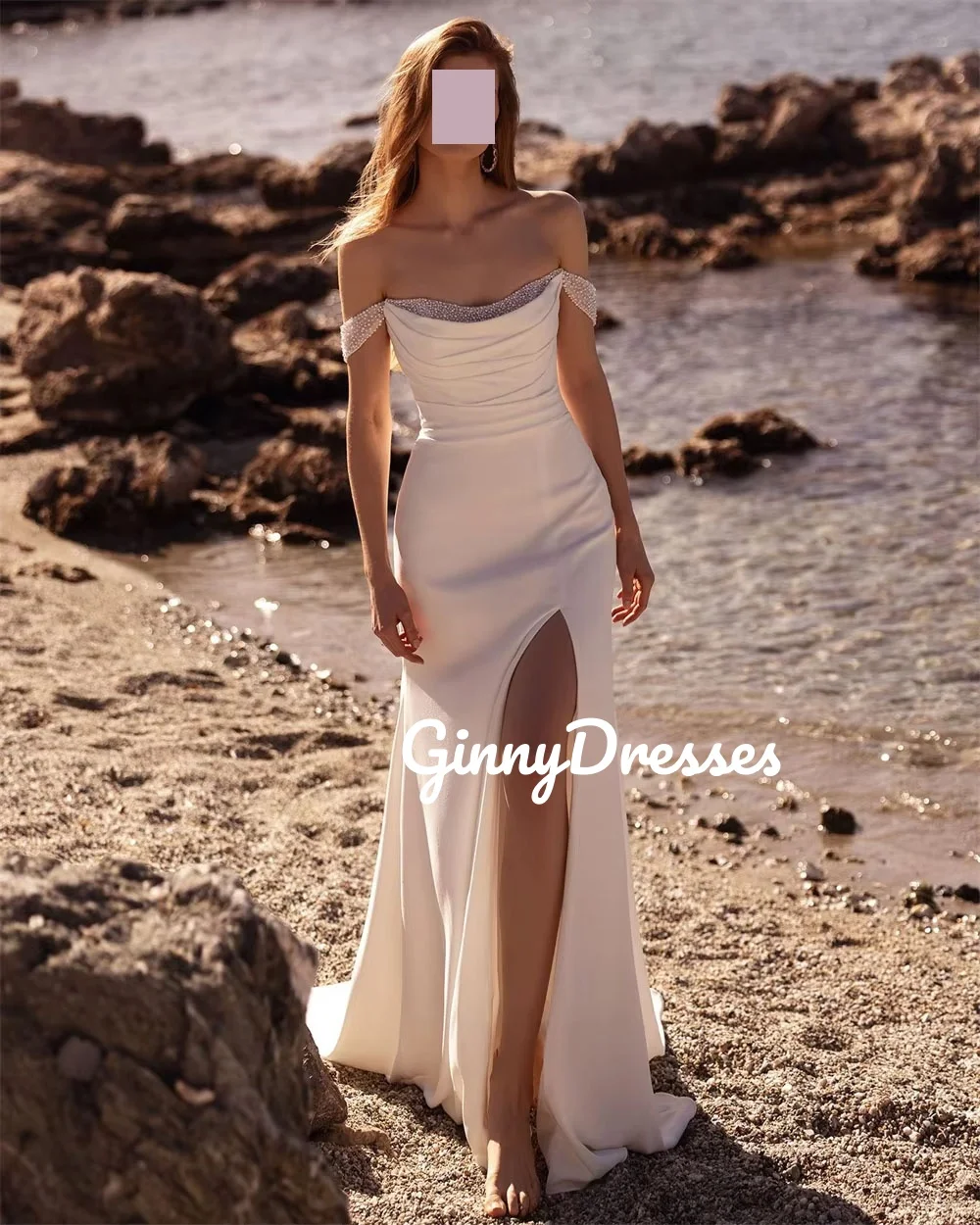 Vestidos personalizados para graduación, vestido de noche de encaje hasta el suelo con hombros descubiertos, sirena, sin mangas, con cremallera, vestidos para ocasiones formales