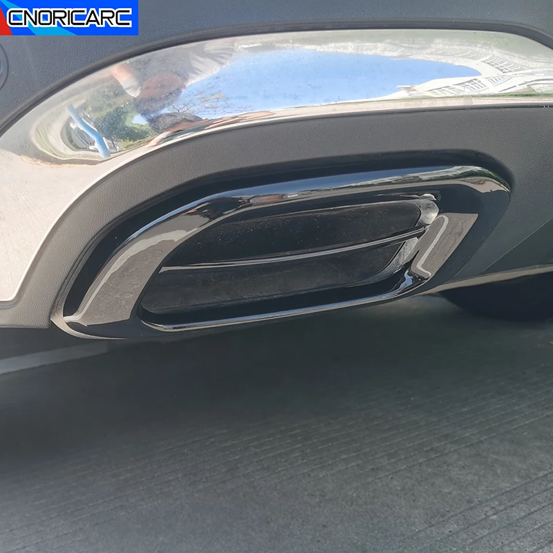 

Car Exhaust Pipe Cover Tail Throat Muffler Casing Frame Trim For Mercedes Benz GLC X253 GLE W167 GLS X167 2020-2023 Accessories