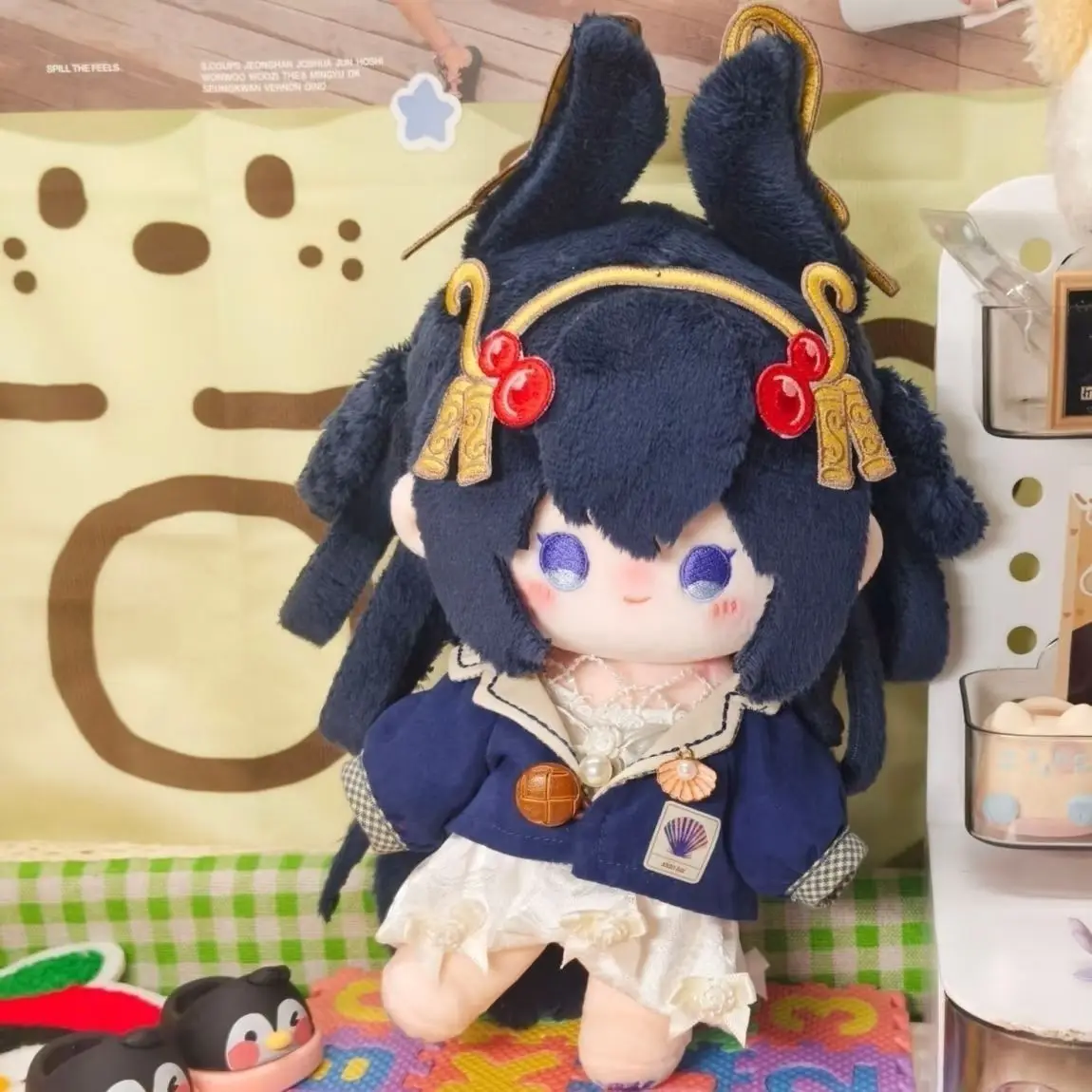 

20cm Game Honor of Kings Gongsun Li Plushie Soft Stuffed Doll Cute Cartoon Figure Idol Pillow Dress Up Cosplay Xmas Gift