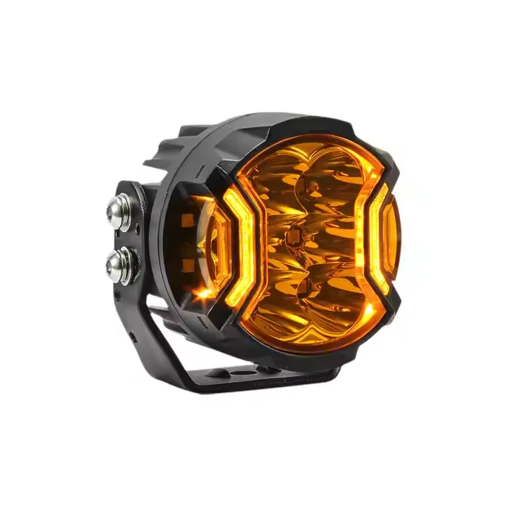 Hot Mini 30w 3inch 3side Shooter Led Work Light Auto Fog Light for Truck Suv Atv Led Work Light White Amber