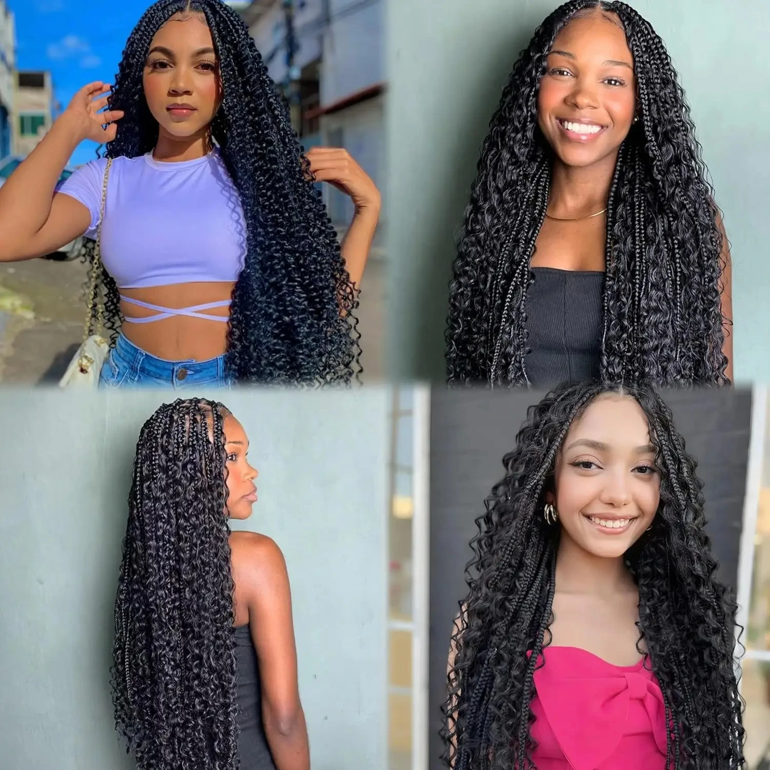 20 Inch Deep Wave Bundles Hair Natural Black Curly Hair Bundles For Women human hair bulk for braids burmese curly hair bundles