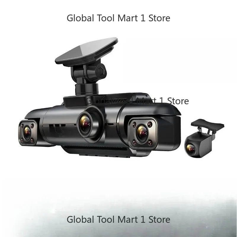 

Four lens driving recorder 360 degree panoramic view Se-ntinel mode parking M-ing 24 hour paddle car free routing