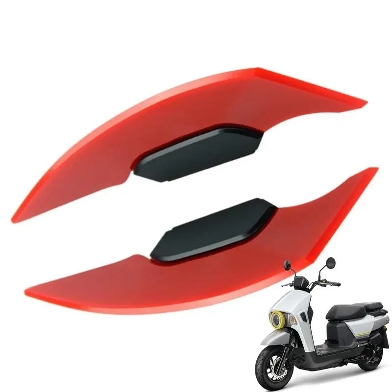 Motorcycle Wind Wing Side Fairings Winglets Motorcycle Aerodynamic Winglets Wing Spoiler Universal Modification Accessory Matte