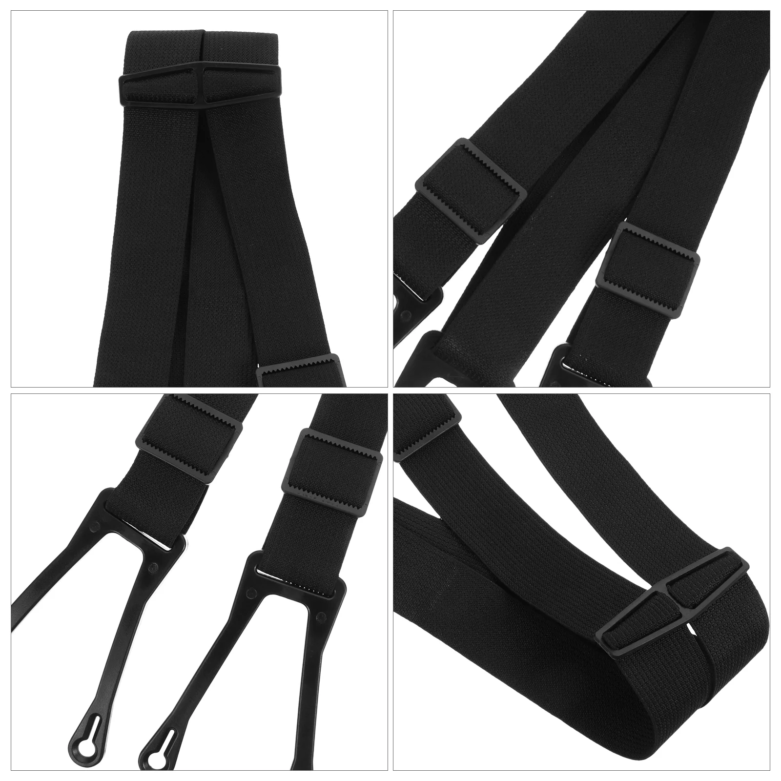 Pantalon antidérapant à bretelles pour Hockey sur glace, ceinture de taille, salopette antidérapante, fourniture d'émulsion noire pour tout-petits