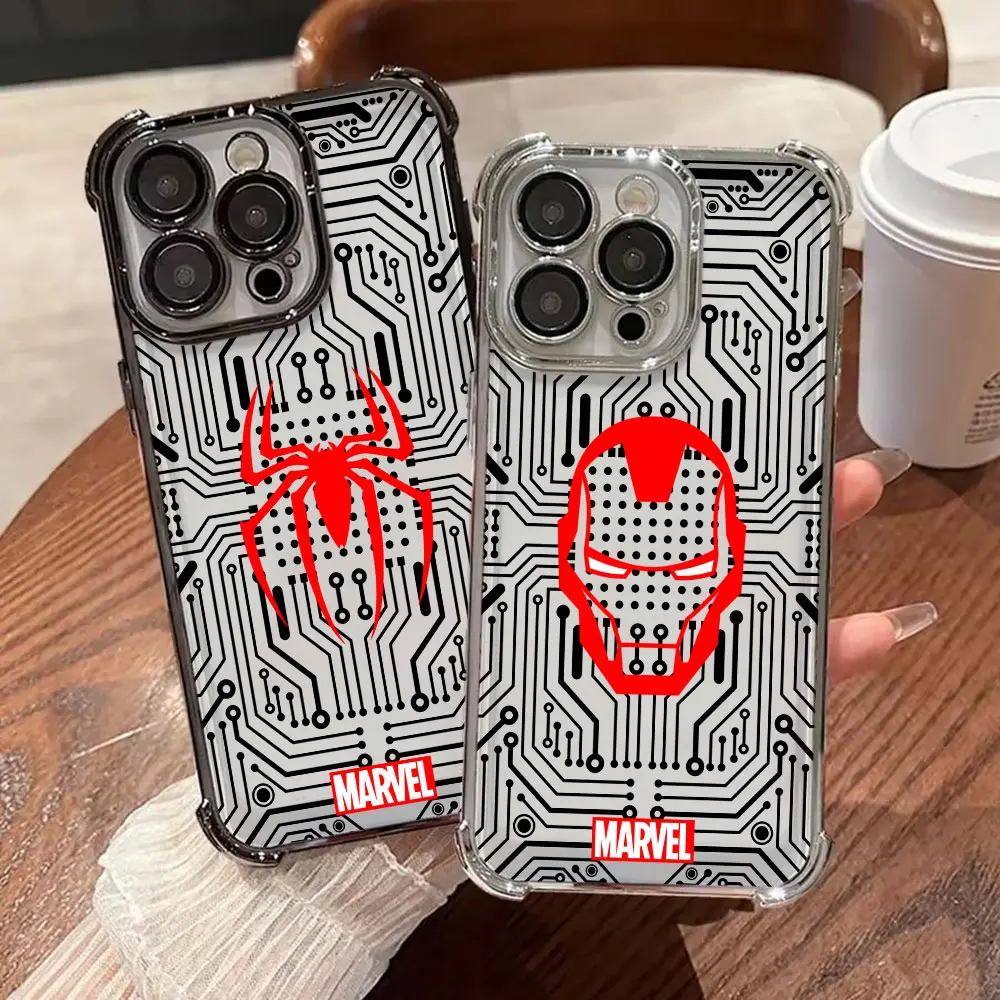 Marvel Circuit Board Phone Case For Xiaomi Poco X8 Pro Max Cases X5 X6 X7 F4 F5 F7 Pro F8 Ultra M7 X8Pro Soft Protective Cover view 3