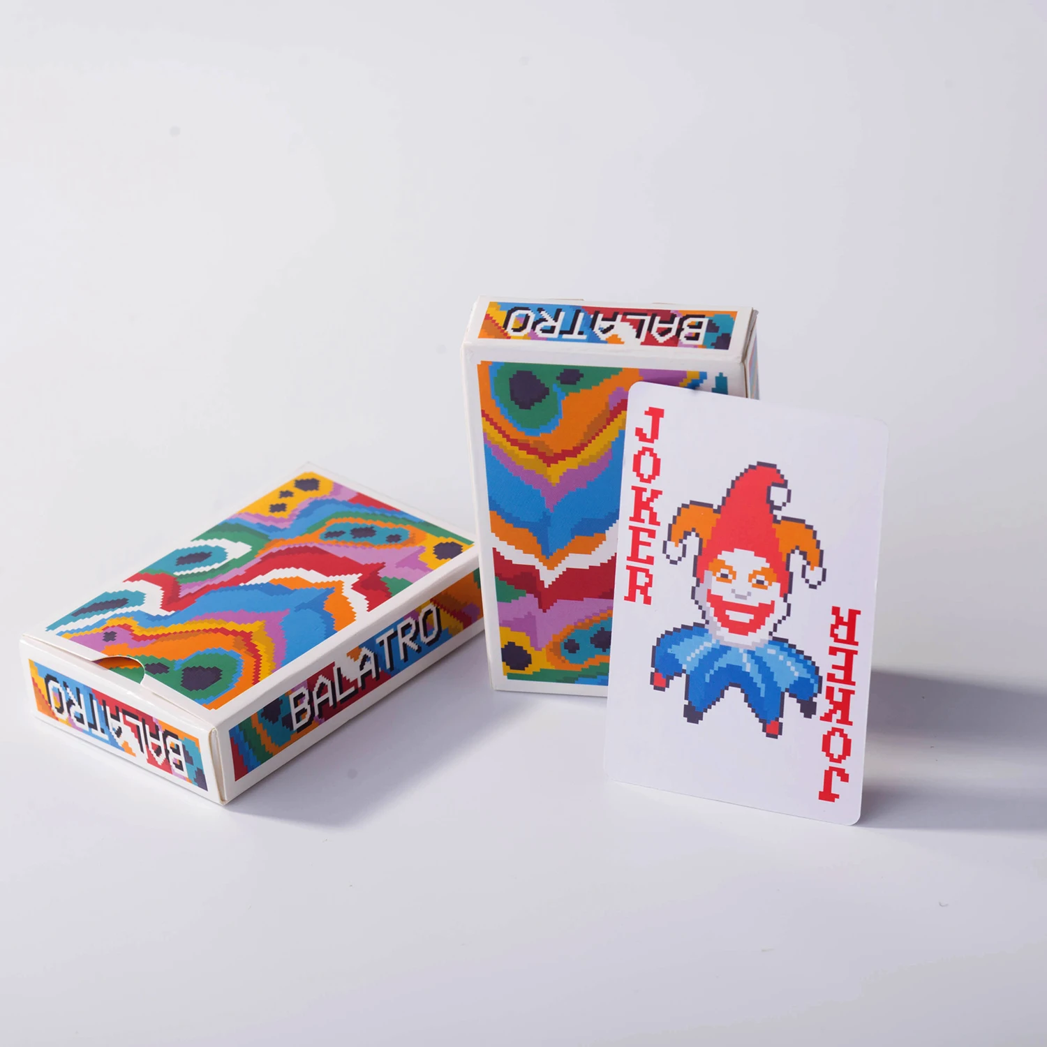 Balatro Joker Novel Pixel Poker Card Partyspiel für Versammlungen Tabletop Fun Langlebige und tragbare Spielkarten Partyzubehör