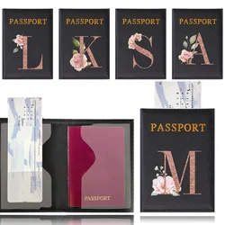 Passport Covers Travel Wallet Covers for Passports Rose Gold Series ID Card Holder Fashion Wedding Gift Wallet Case Pu Leather