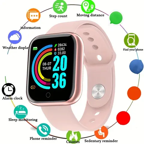 Montres intelligentes Bluetooth pour hommes et femmes, contrôle du téléphone en réseau, montre intelligente de musique, bracelet de sport de fitness, moniteur de santé, horloge, Y68