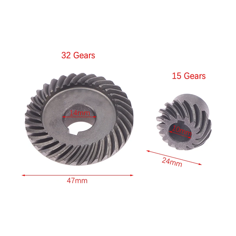 Repair Part Spiral Bevel Gear Pinion Set For Hitachi 150/125 Angle Grinder 05163 image 6