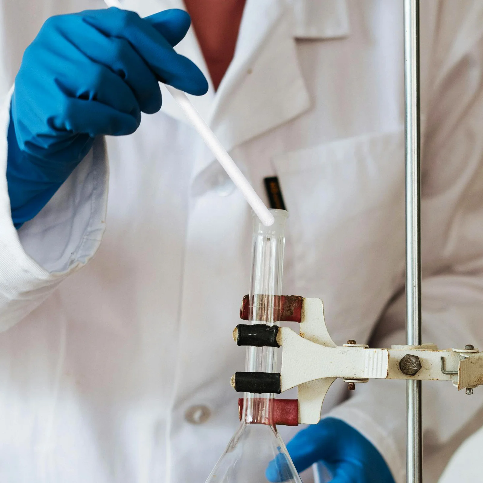 Hastes de agitação de vidro, varas de agitação de laboratório suaves e seguras para experimento científico, mistura de suprimentos de cozinha, varas de agitação experimentais com 10 peças