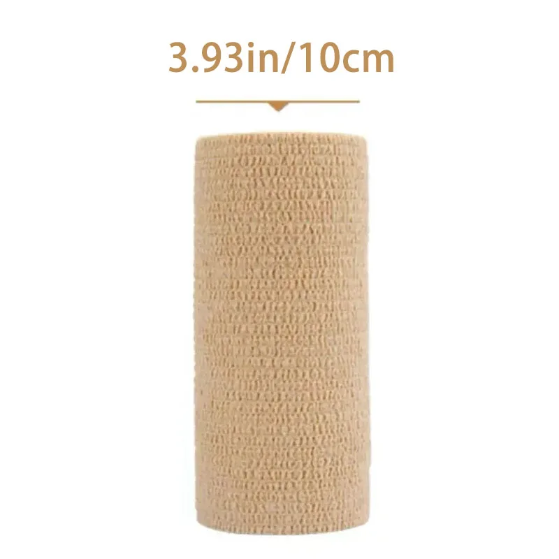 10 rollen medisch zelfklevend verband elastisch ademend sport zelfklevend tape beige wrap vingertape voor pols enkel EHBO