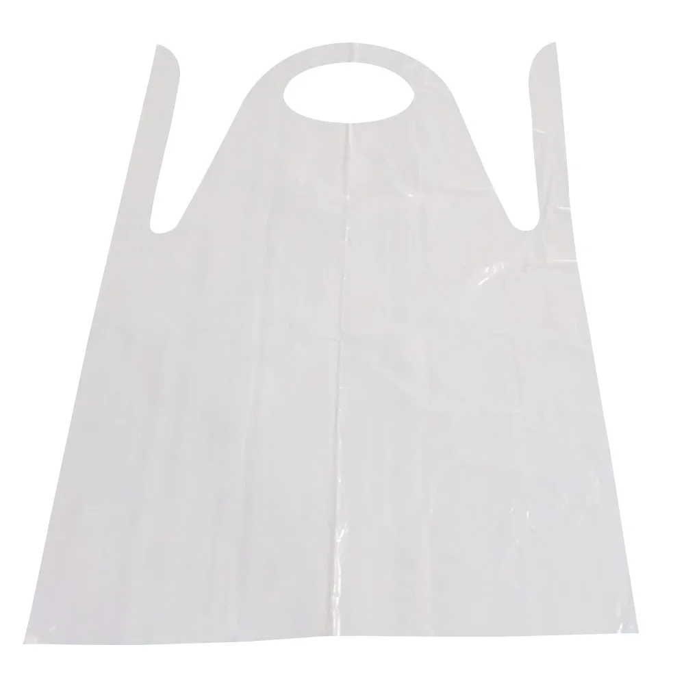 

20pcs Disposable Plastic Aprons Waterproof Stain Resistant Cooking BBQ Picnic PE Material Lightweight Portable Home Kitchen