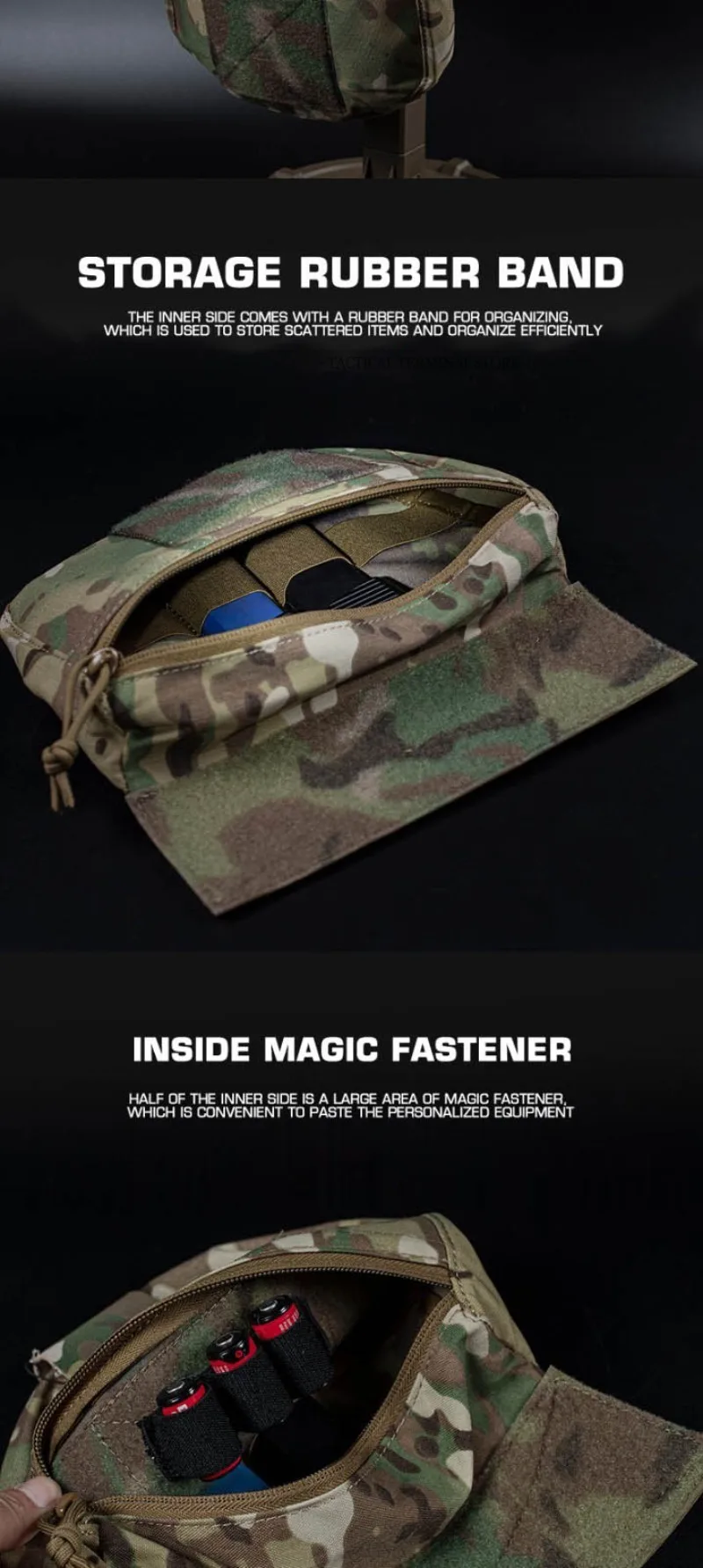 Taktische Bauchtasche FCPC V5 mit Klettverschluss für Plattenträger und Brustgurte – Detail 5