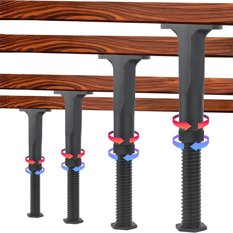 

AA76-8 Pcs Adjustable Bed Support Legs 5.9 To 11 Inches Bed Frame Support Legs For Bed Slats Bed Legs Replacement Bed Frame