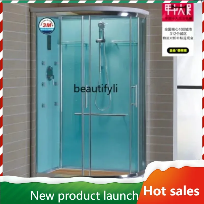 

f185 Integral shower room rectangular arc nano self-cleaning integral bathroom