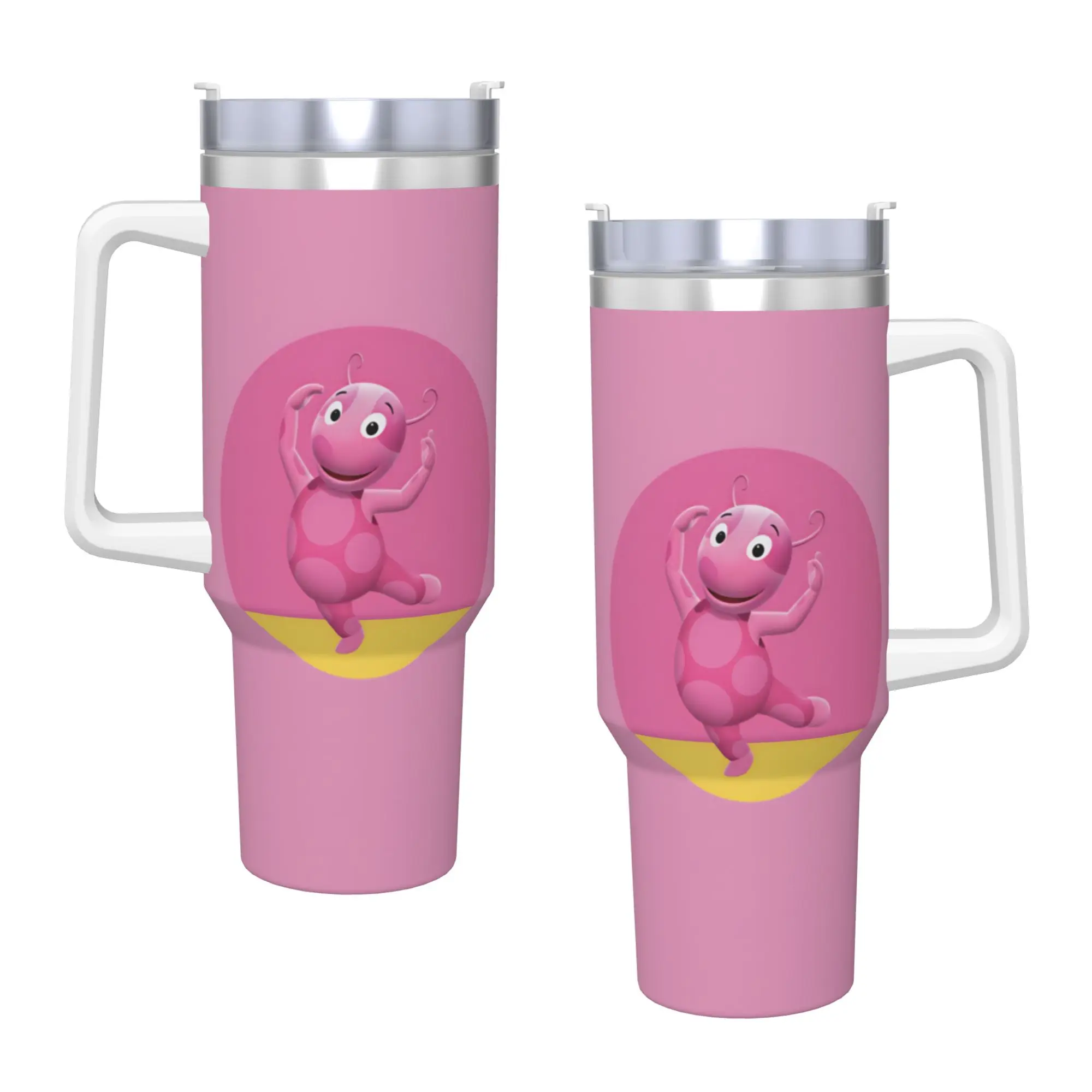 The Backyardigan Stainless Steel Tumbler  Travel Car Mugs Large Capacity Thermal Cups Leakproof Cold and Hot Milk Water Bottle