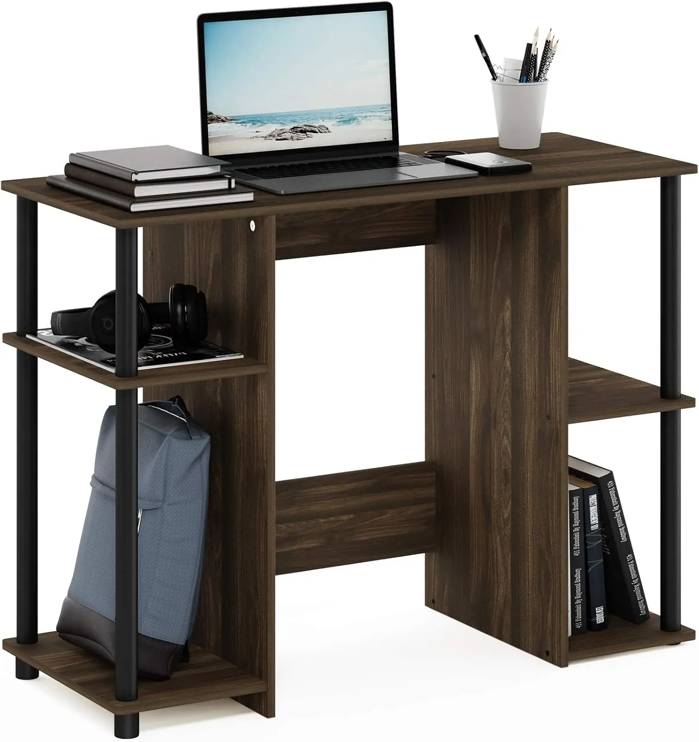 

Jaya Computer Study Desk, Columbia Walnut/Black