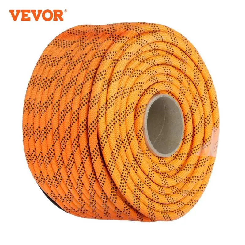 VEVOR 150/200 Feet Double Braid Portable Polyester Rope Pulling Rope Strong Clothesline retractable for Arborist Gardening Swing