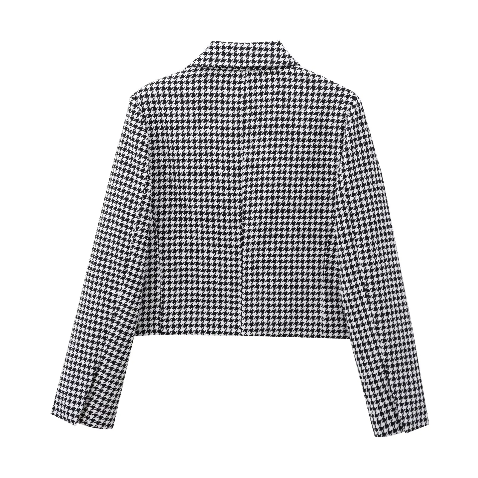 

JNLEAOG, осенний новый женский клетчатый повседневный костюм, комплект с широкими брюками, модный комплект из двух предметов для взрослых