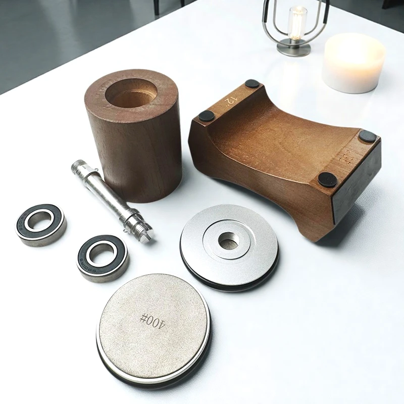 

Набор 4-угольных точилок для ножей — основание S-Curve, совместимость с алмазом/керамикой/масляным камнем, компактный и магнитный