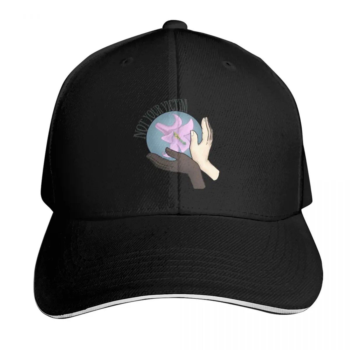 Not Your Victim Logo Baseball Cap luxury caps Anime Hat Beach Bag western Hat Women's Hats For The Sun Men's